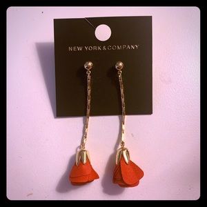 Bell Pepper Red Drop Earrings